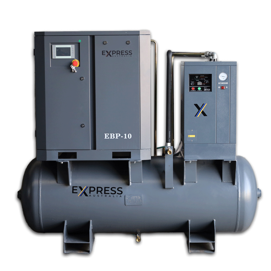 Express Screw Compressor Package 7.5kW (10HP) (42.4 cfm) with tank and
