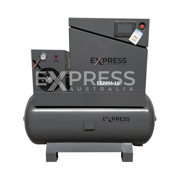 Express Screw Compressor PM VSD Package 7.5kW (10HP) with tank and dryer